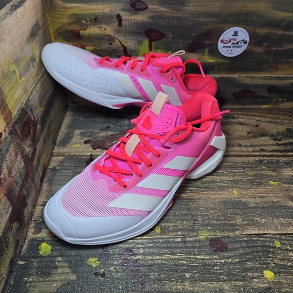 adidas Shoes - adidas adizero Ubersonic 5 Women's Tennis Shoes IH9936 Hot Pink White SIZE 8 New